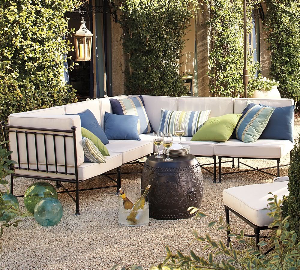 Costway Pc Patio Rattan Furniture Set Sectional Cushioned Seat Garden
