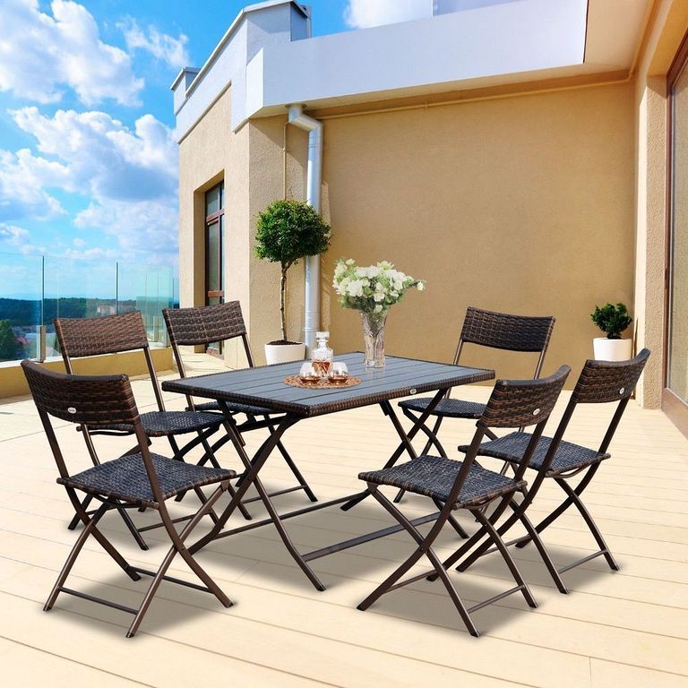 L Shape Seater Rattan Sofa Set Lifestyle Furniture