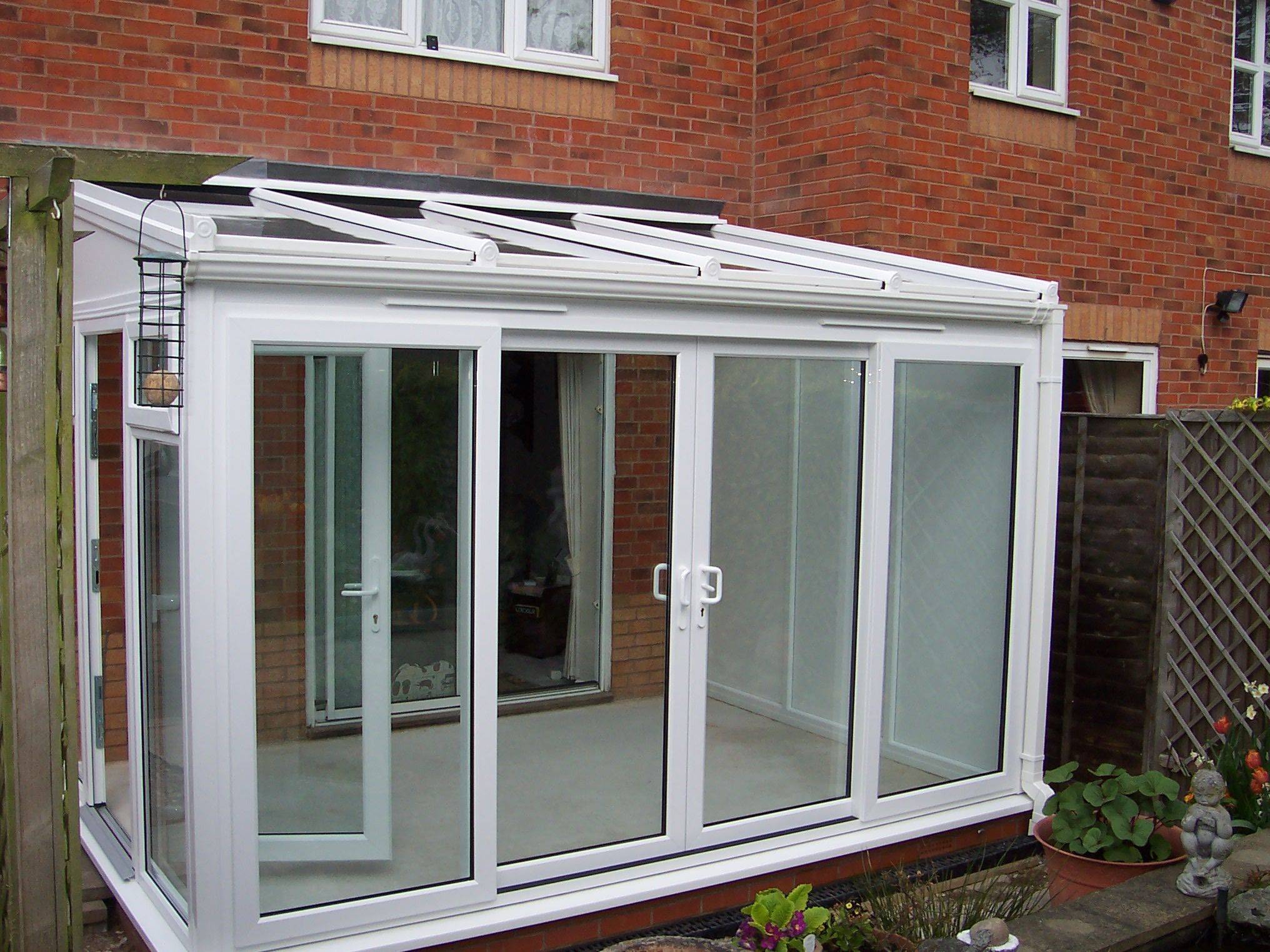Cedar Wood Clad Conservatory Garden Room Extensions