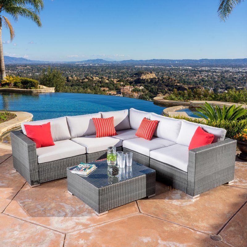 Modern Rattan Outdoor Sofa Set
