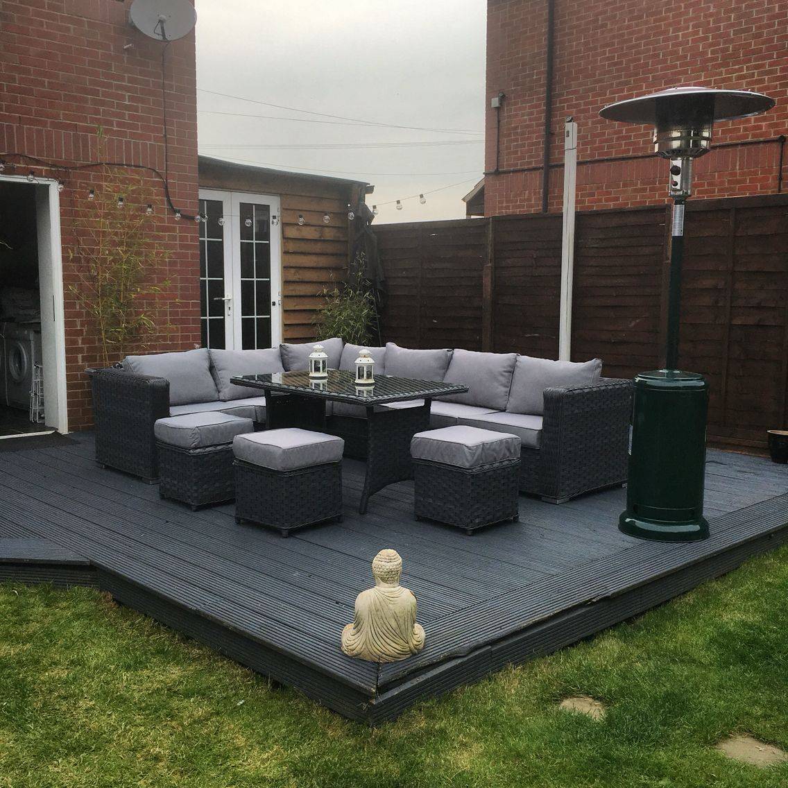 Grey Resin Wicker Patio Furniture Fence Ideas Site