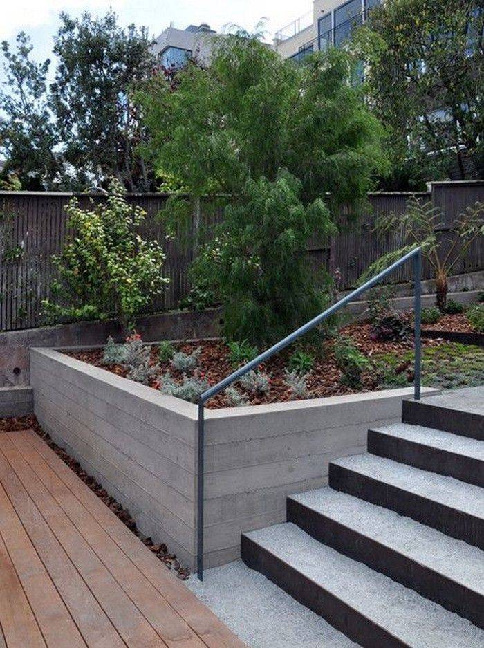 Composite Decking Concrete Retaining Walls