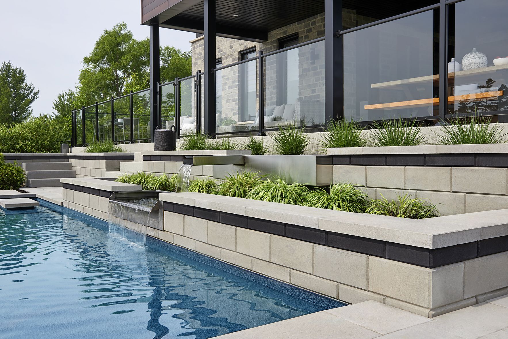 Ultramodern Retaining Wall Idea