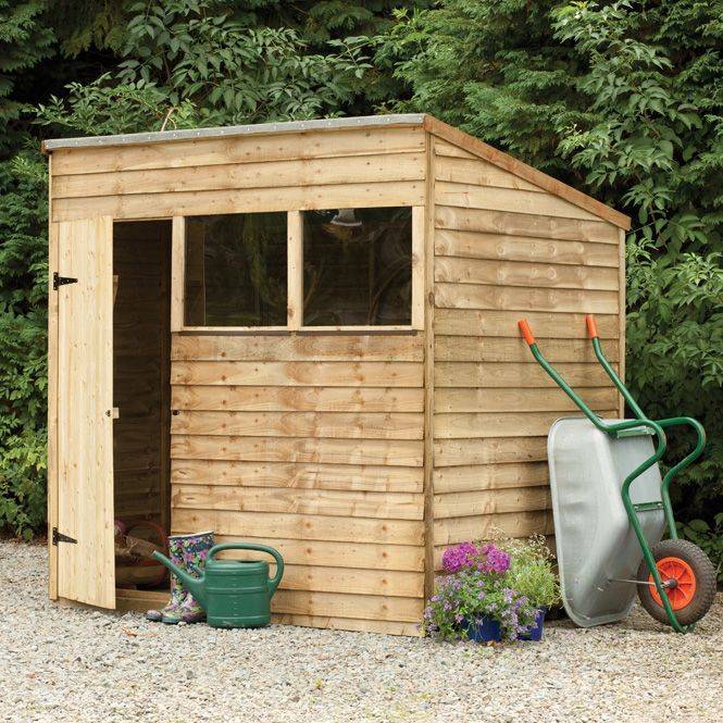 Reverse Apex Overlap Wooden Shed Diy