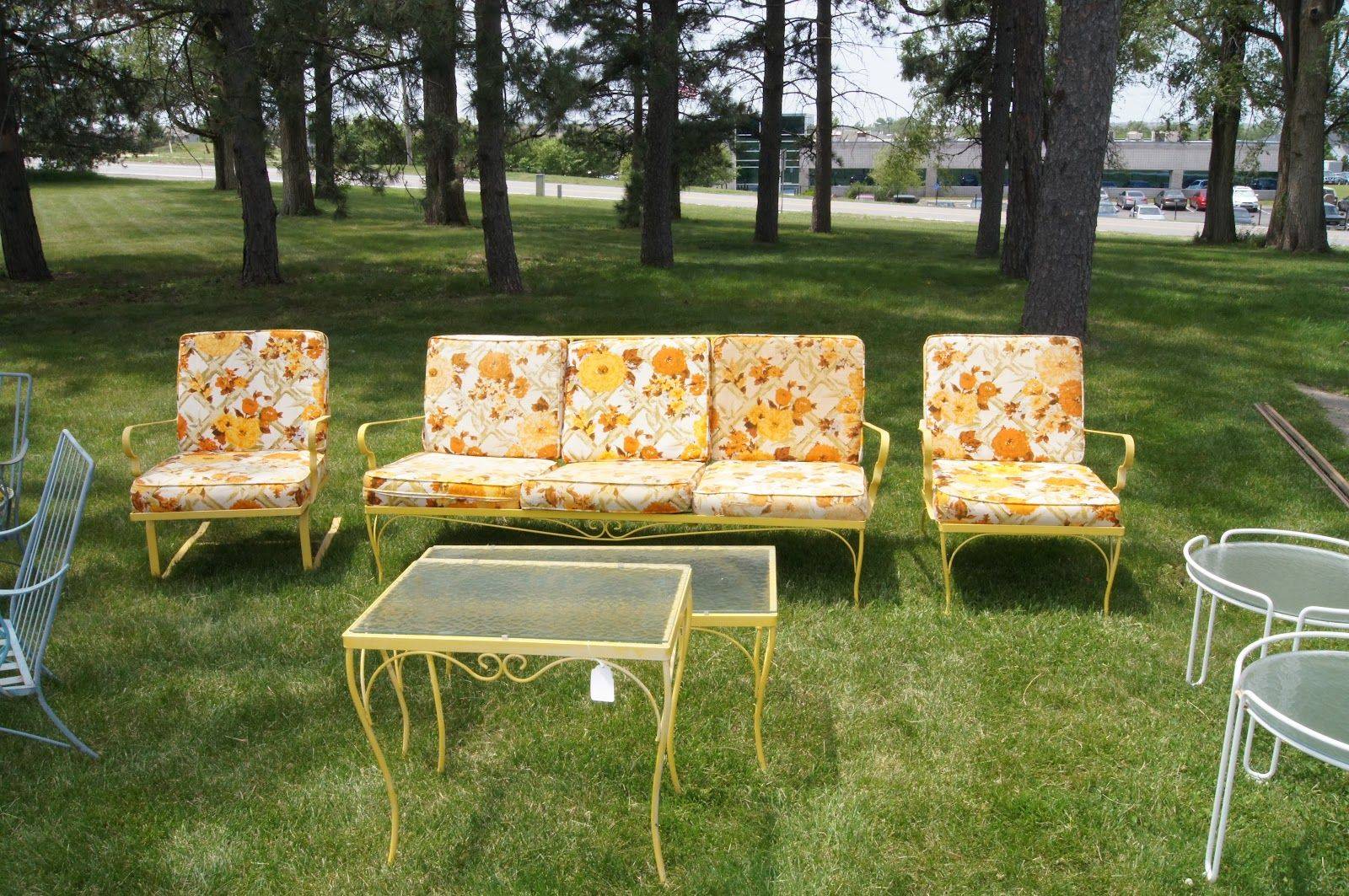Vintage Wrought Iron Patio Furniture