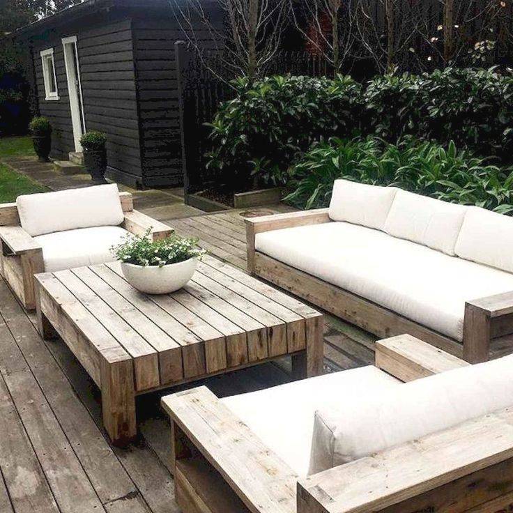 Pallet Wood Outdoor Lounge Furniture Pallet Ideas