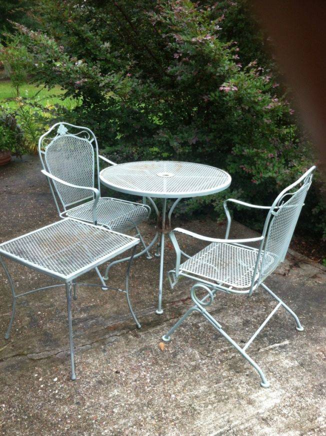 Paint Metal Patio Furniture Painted Outdoor Furniture