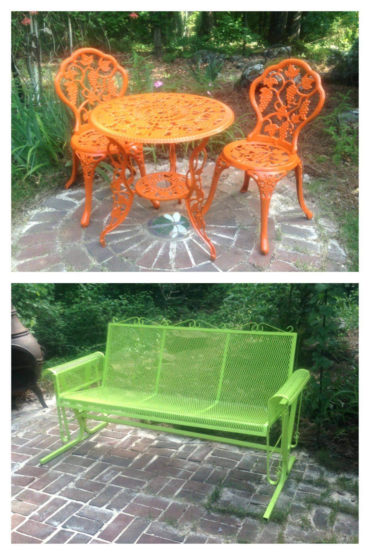 Amazing Vintage Patio Ideas Cast Iron Patio Furniture