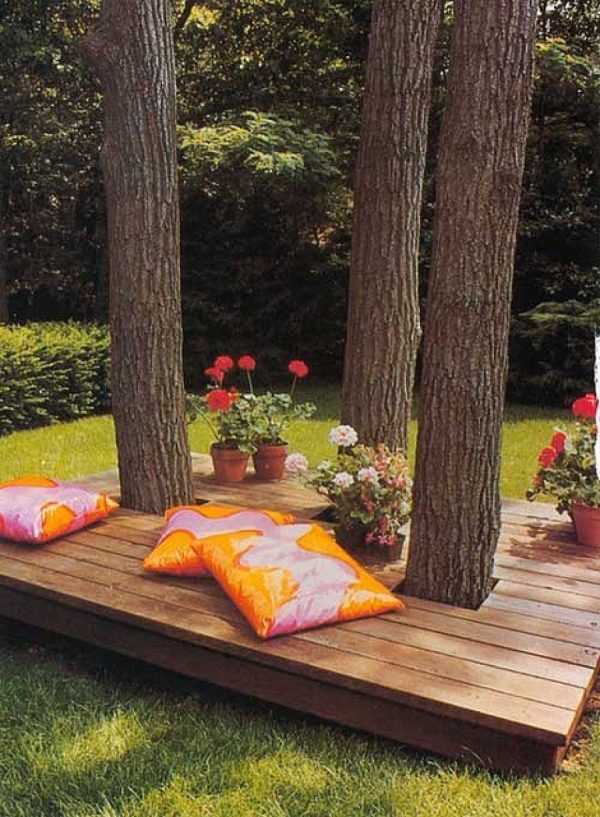 Wooden Garden Love Seat