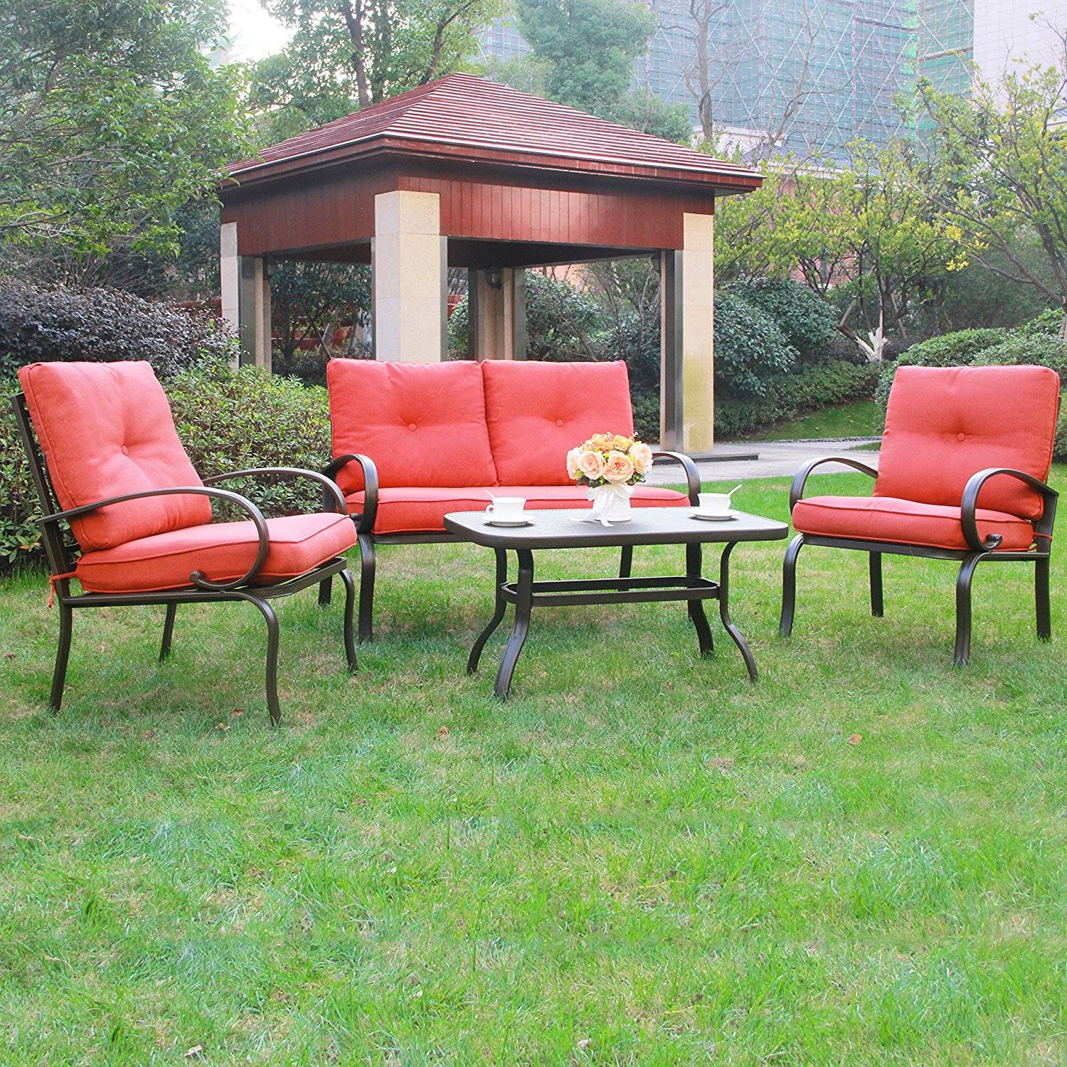 Spray Paint Rod Iron Yard Furniture
