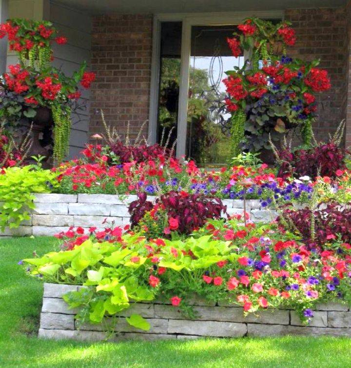 Fantastic Terraced Flower Garden Ideas