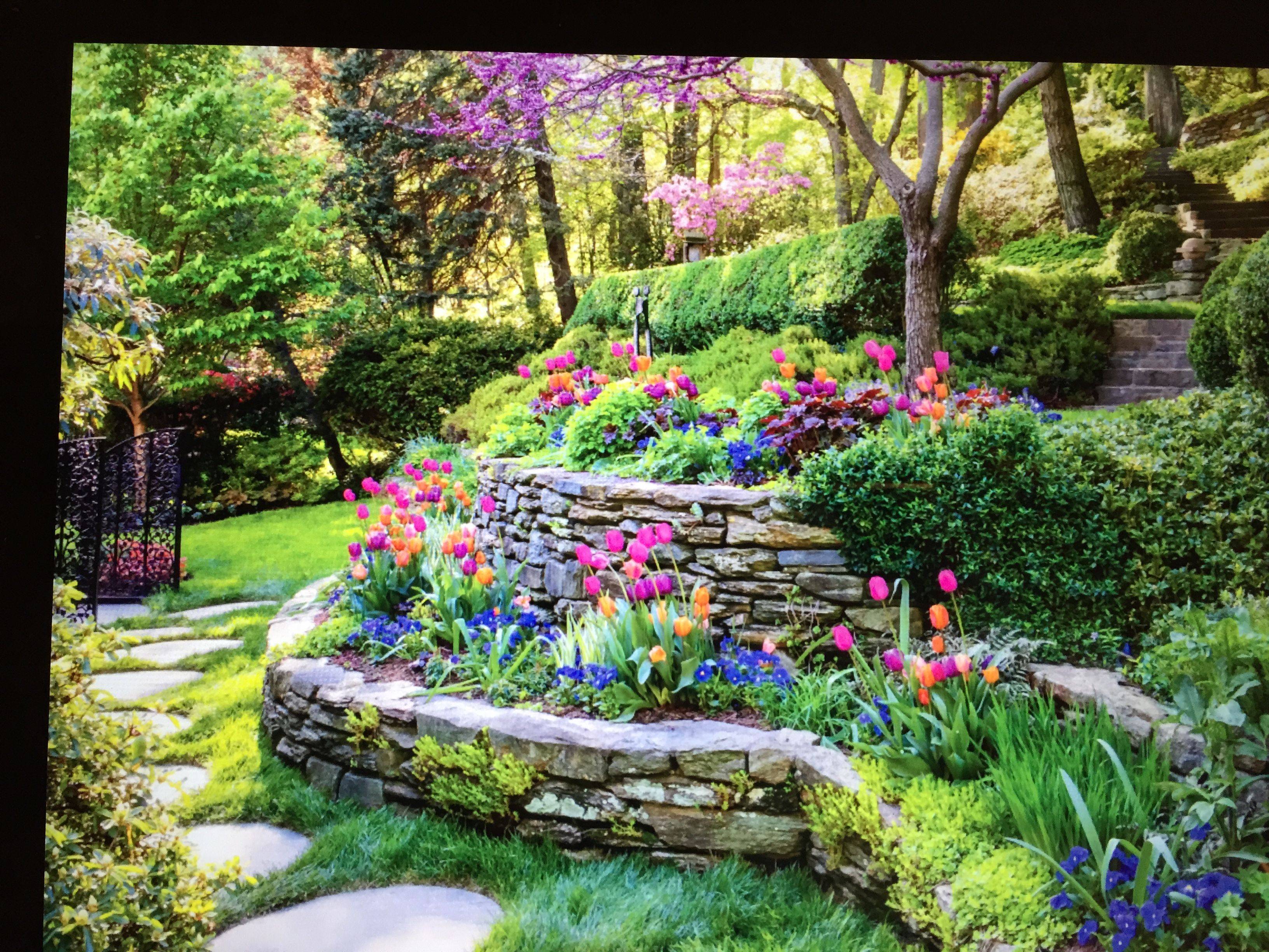 Fantastic Terraced Flower Garden Ideas