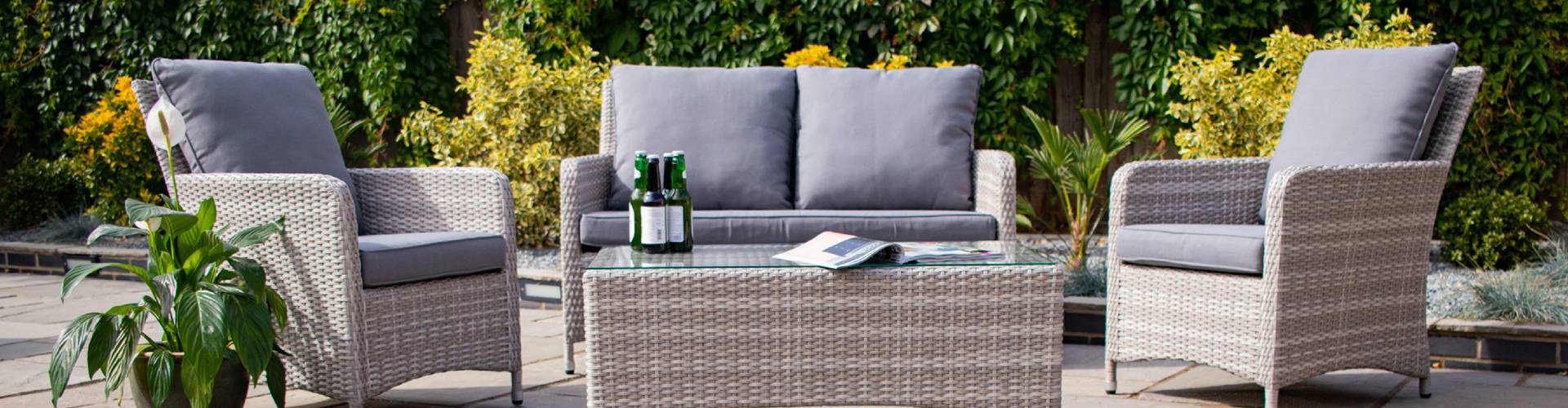 Seat Round Dining Set Grey