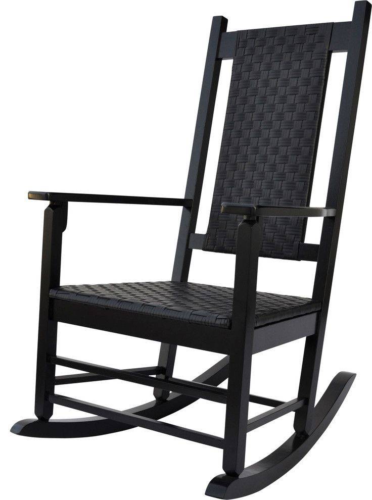 Acacia Wood Outdoor Patio Rocking Chair