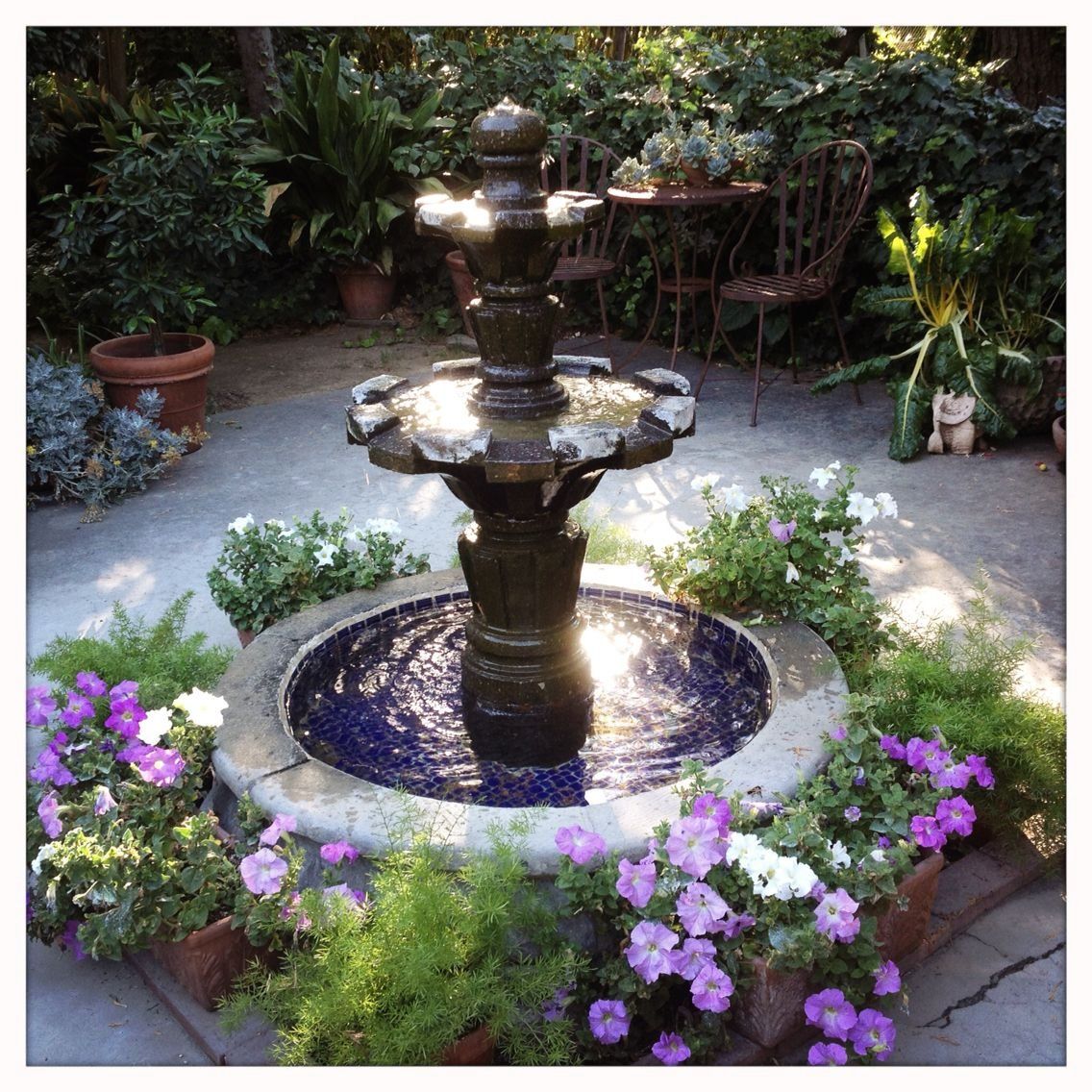 Platia Garden Water Fountain Soothing Walls
