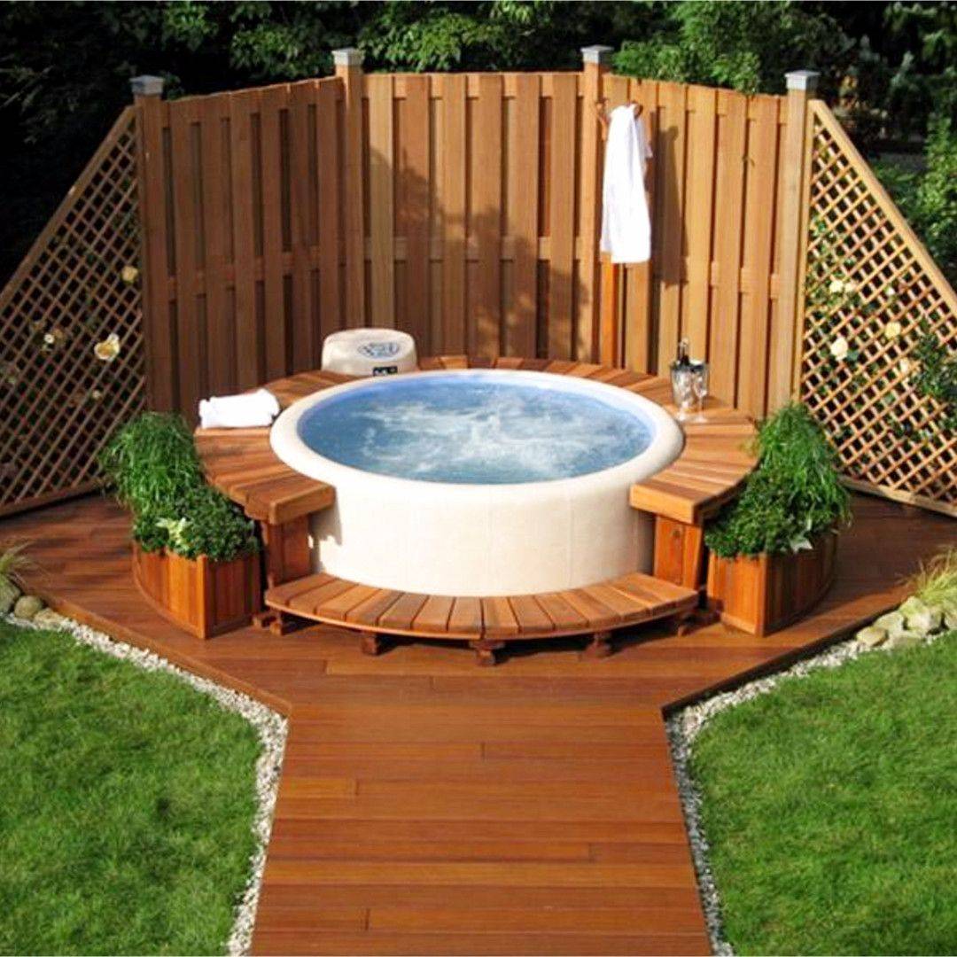 Stunning Garden Hot Tub Designs