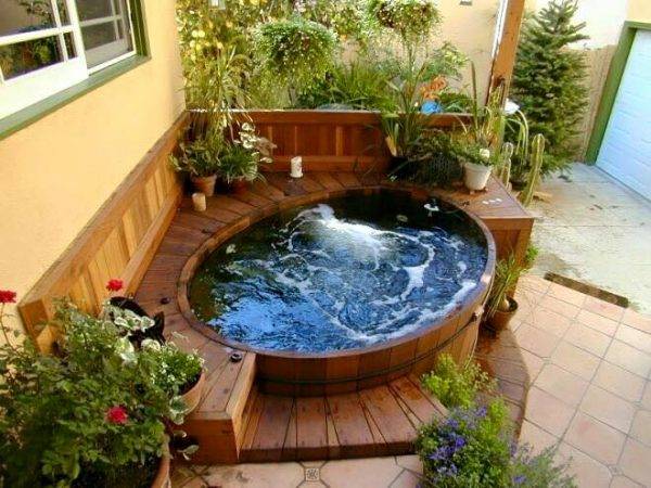 Patio Backyard Jacuzzi Ideas Collection