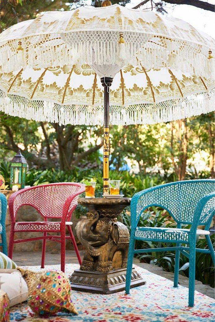 Eden Fringed Beach Umbrella