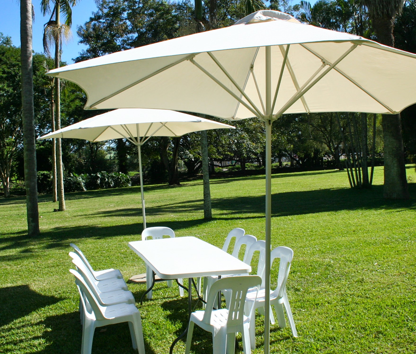 Pink Patio Umbrellas