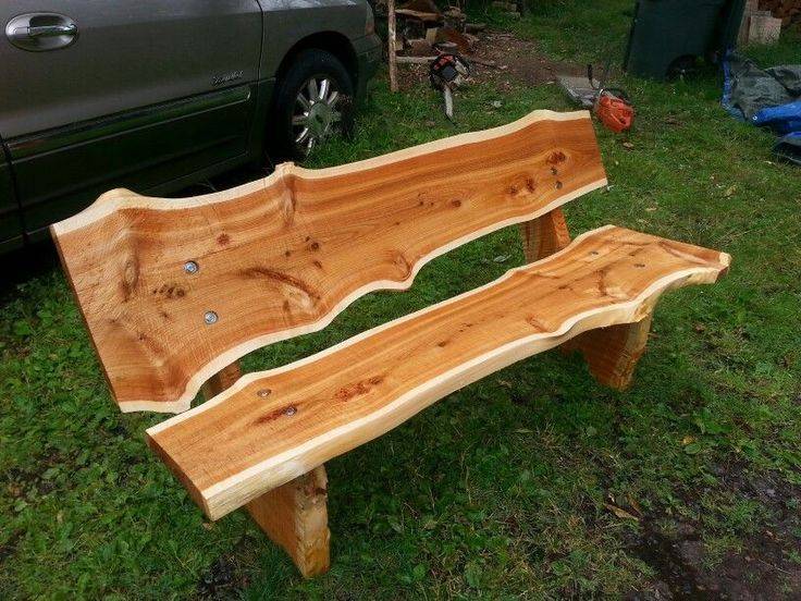 Groovystuff Rocky Mountain Teak Garden Bench Rustic Outdoor Benches