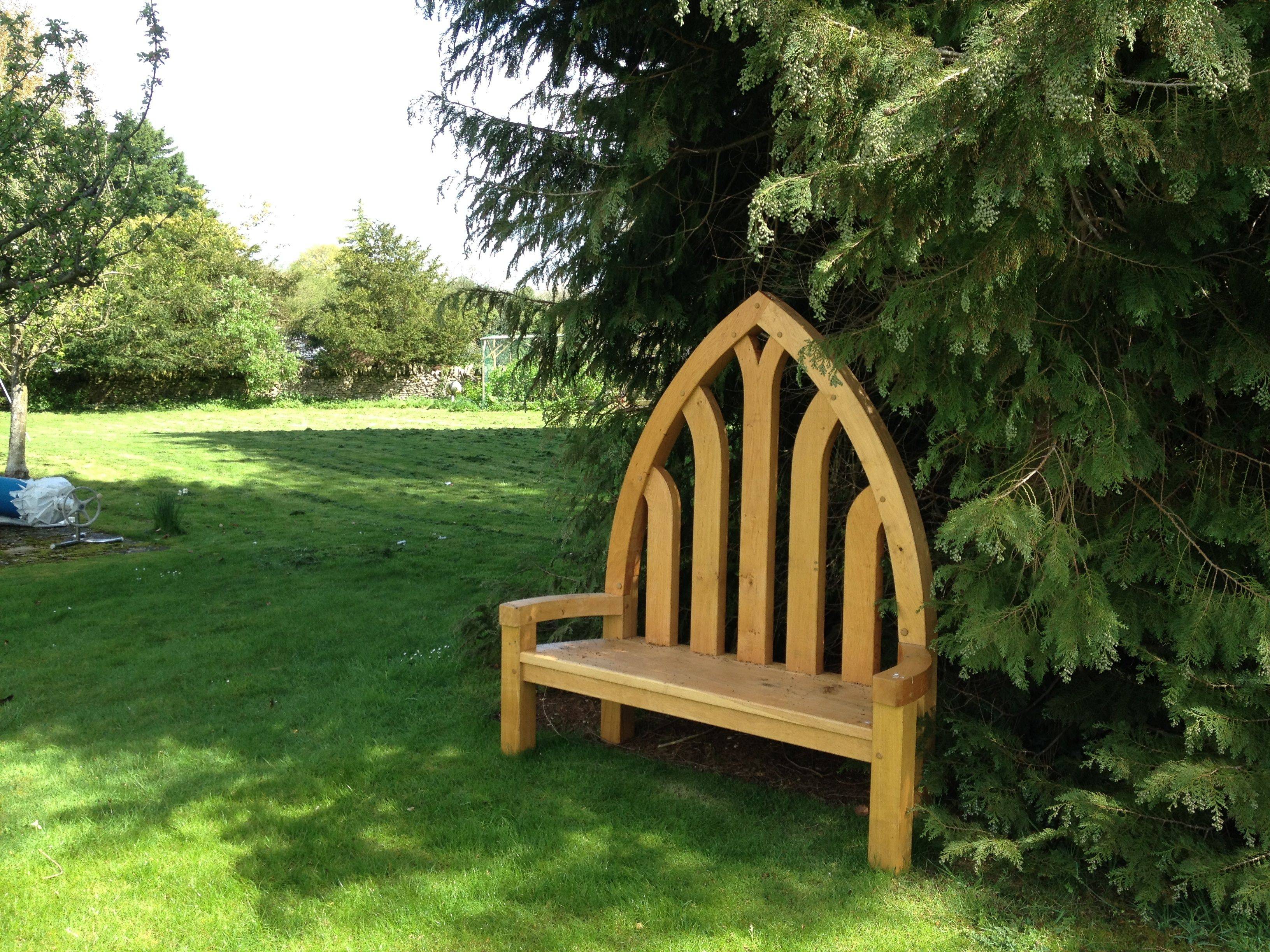 Oak Garden Bench Speyside Sculptor