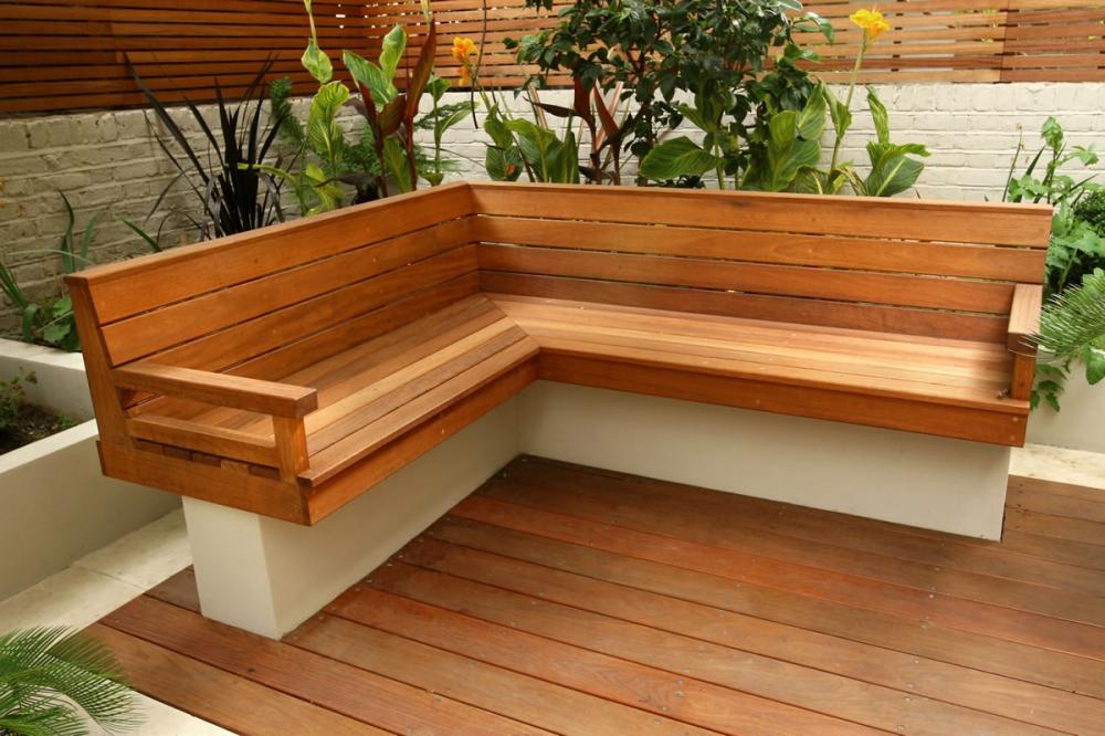 Rustic Garden Bench Seat