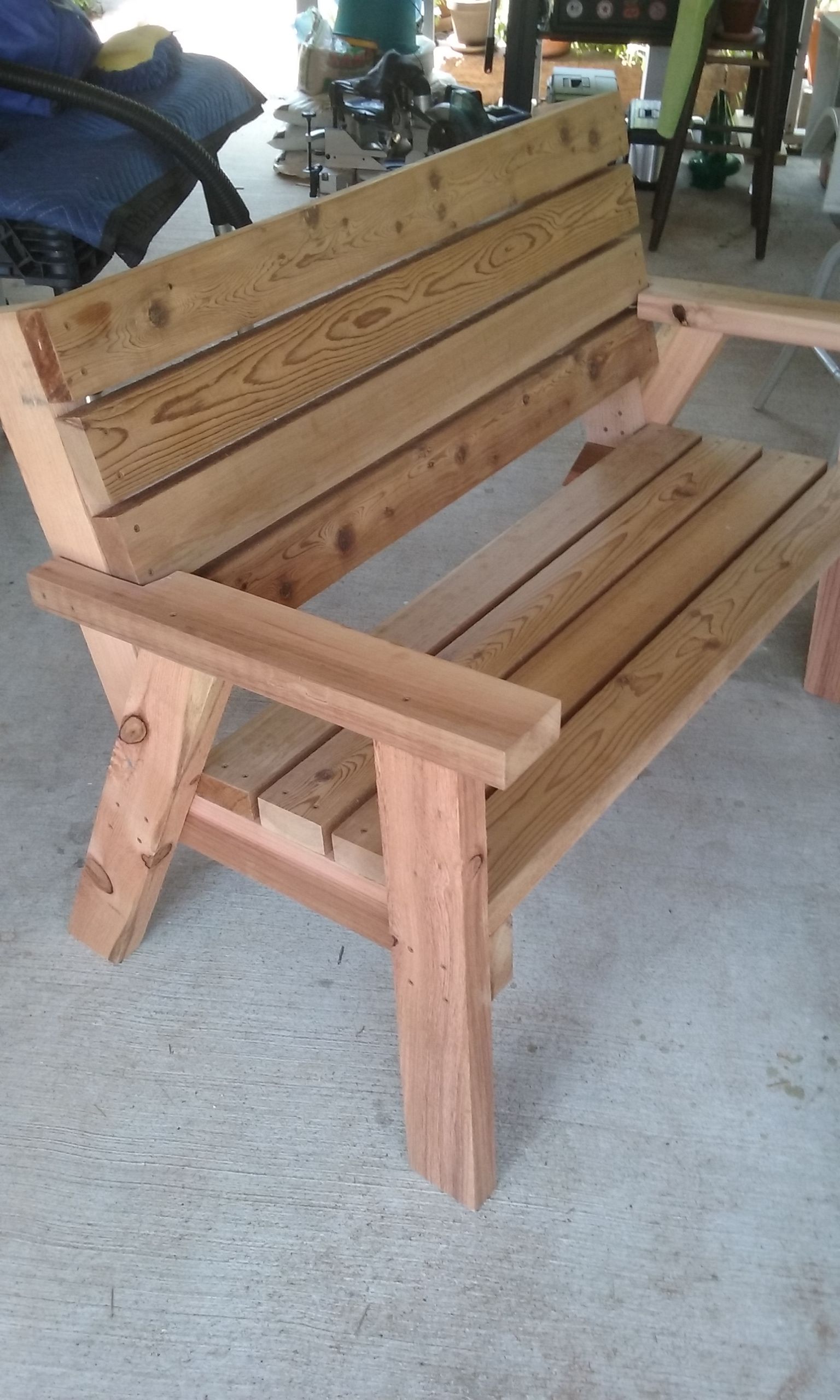 Scrap Wood Outdoor Bench Seat Diy Garden Bench Plans