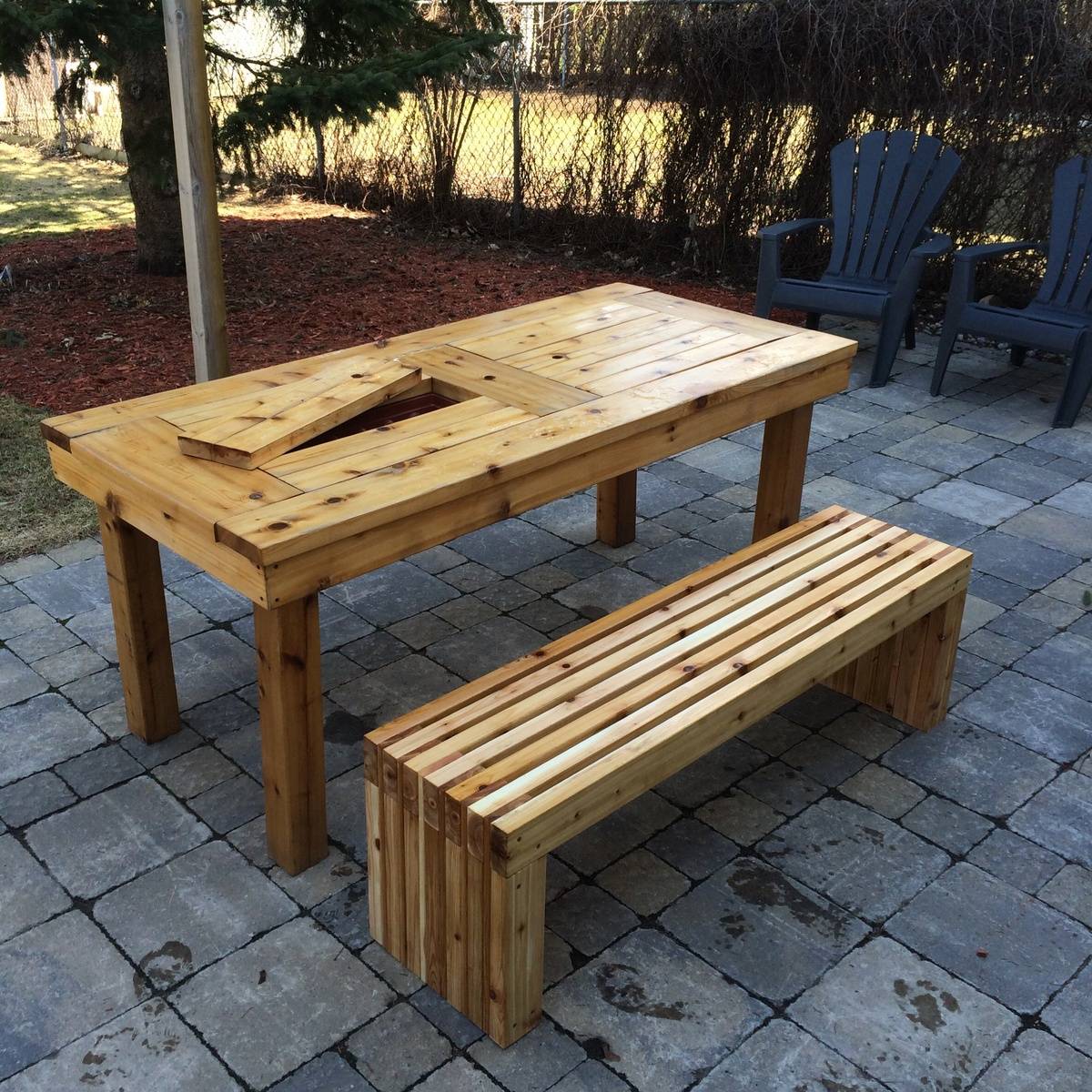 Ana White Modern Park Bench Diy Projects