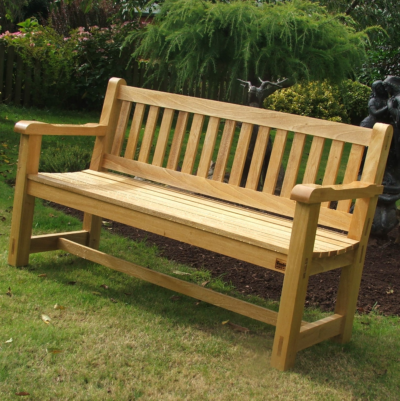 Engraved Wooden Garden Bench Wooden Garden Benches