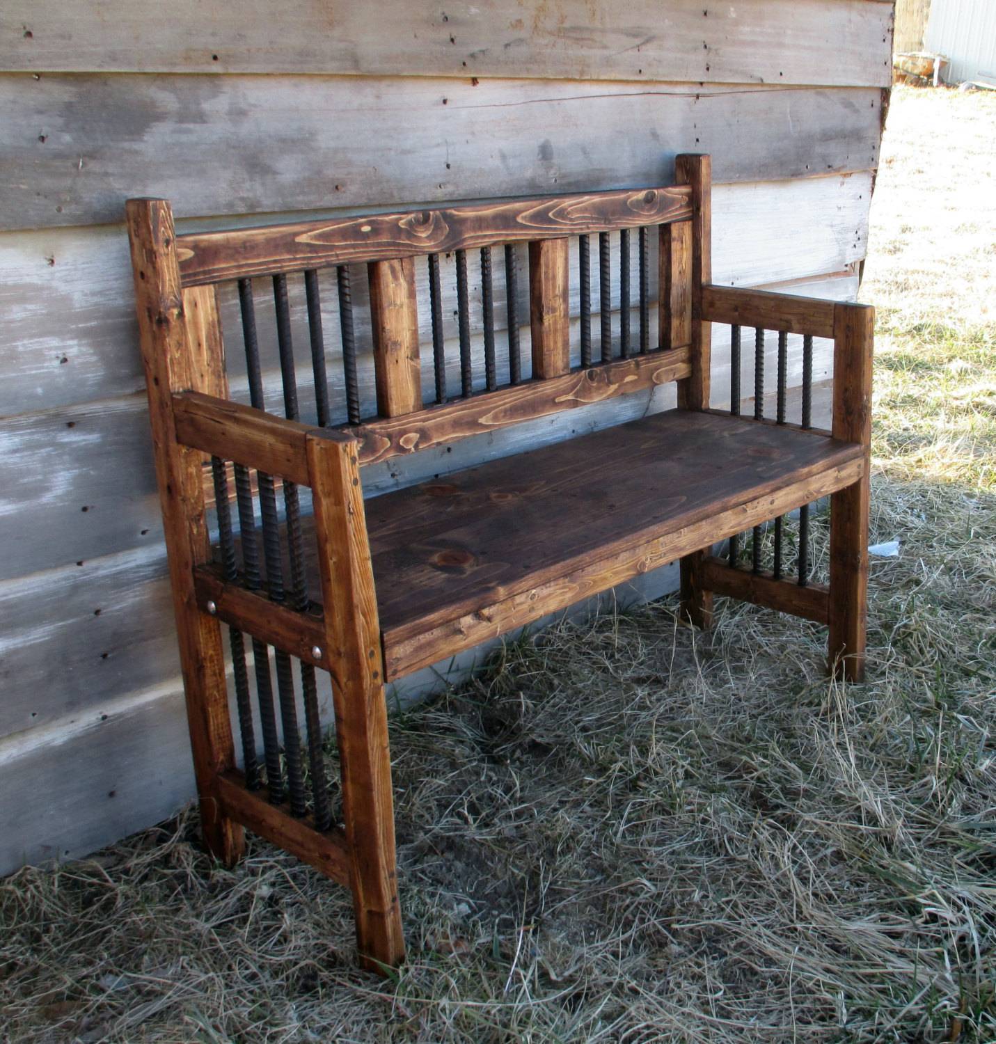 Awesome Rustic Wood Garden Bench Ideas Go Travels Plan Wooden