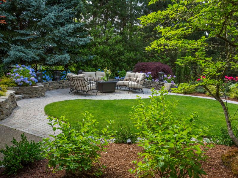 Tranquil Garden Terrace Dream Garden