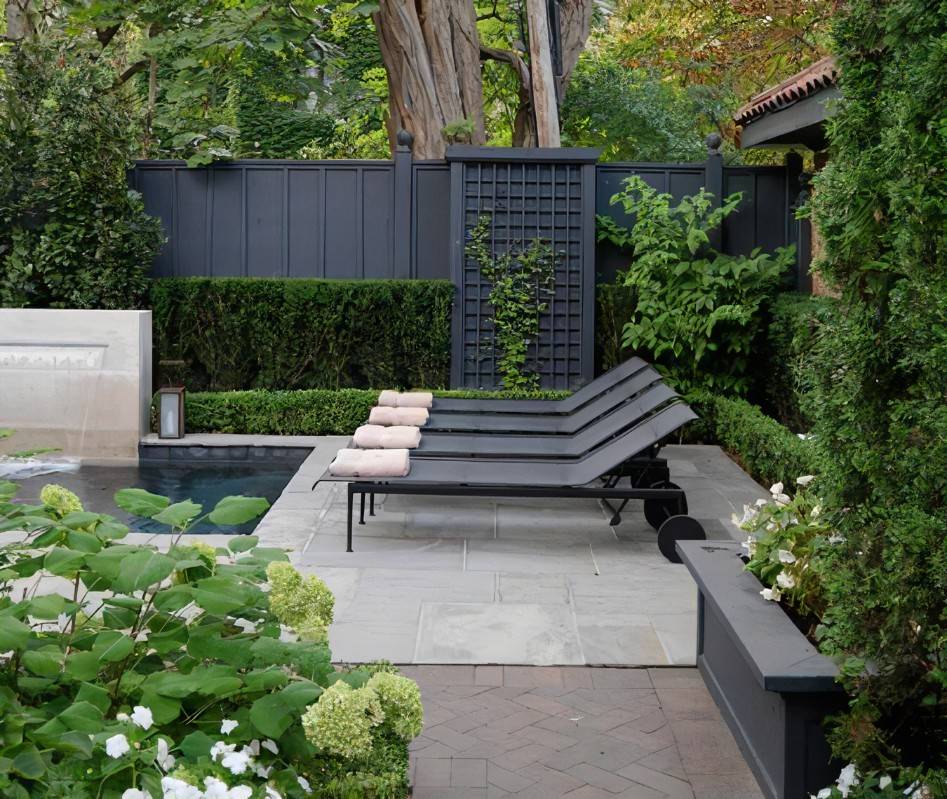 Dark Garden Fence