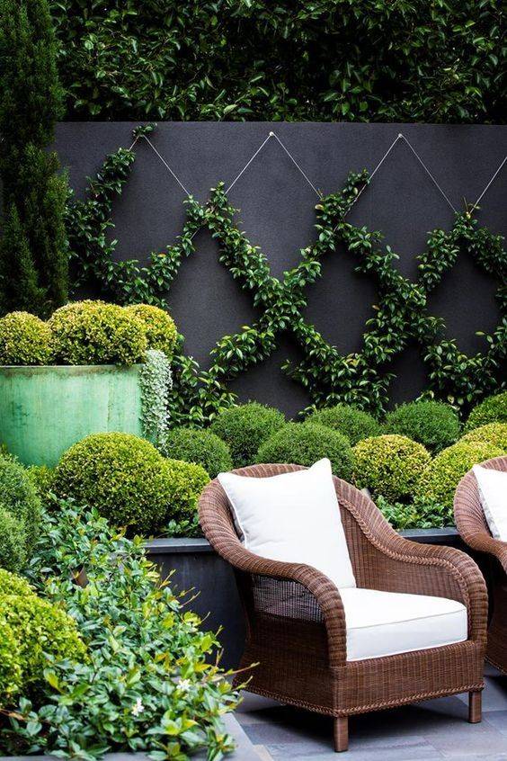 Black Garden Fence