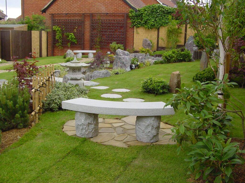 Teak Curved Garden Bench Landscaping Gardening Ideas