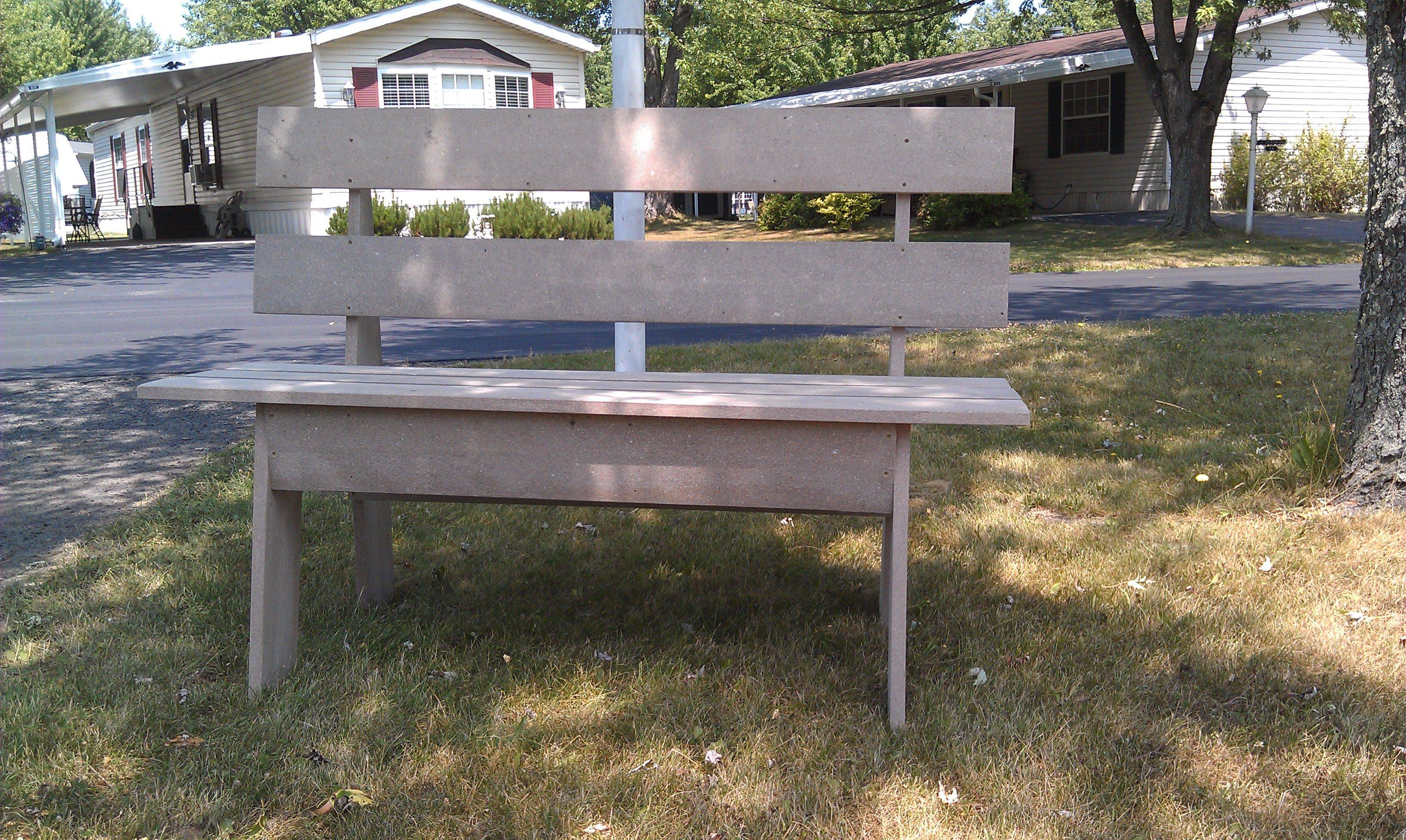 Recycled Composite Furniture Benches