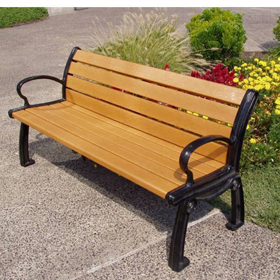 Small Seater Weatherproof Pvc Garden Bench White