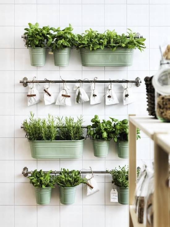 Hanging Ikea Herb Garden
