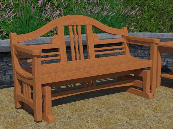 Large French Garden Bench Decorative Collective