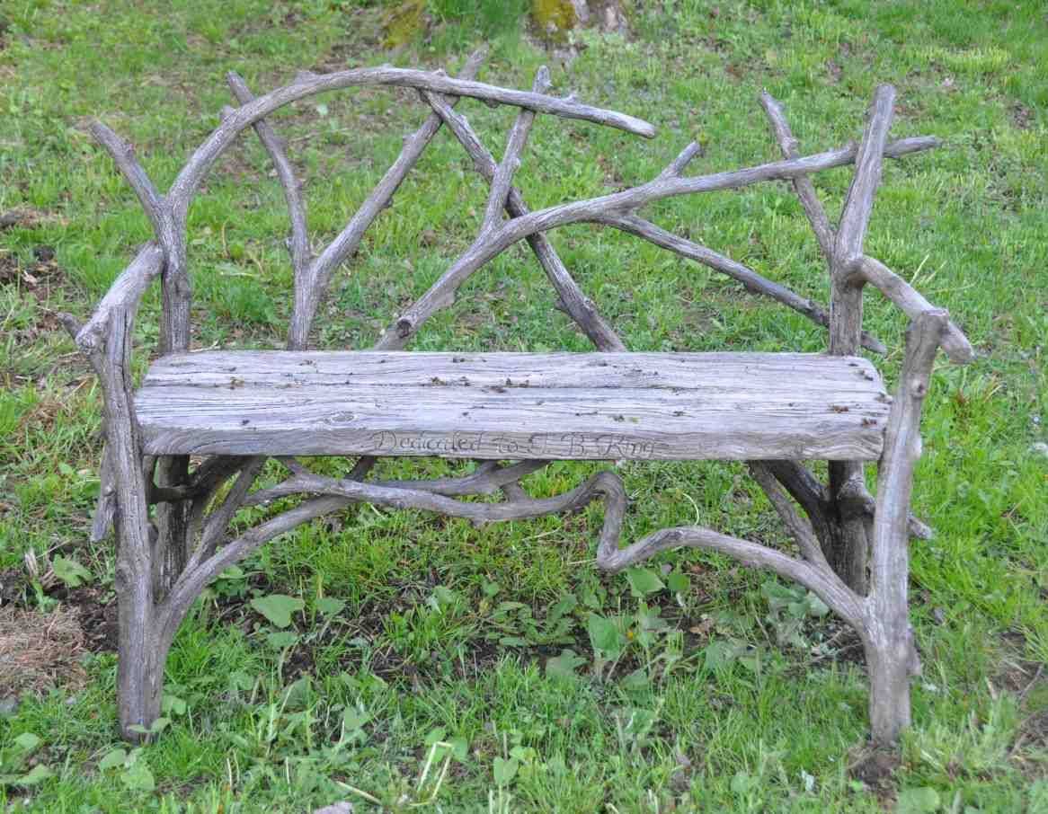 Diane Hussons Concrete Faux Bois Bench