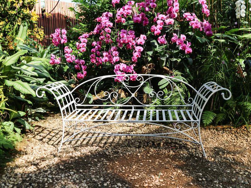 Vintage Bench Stock Photo