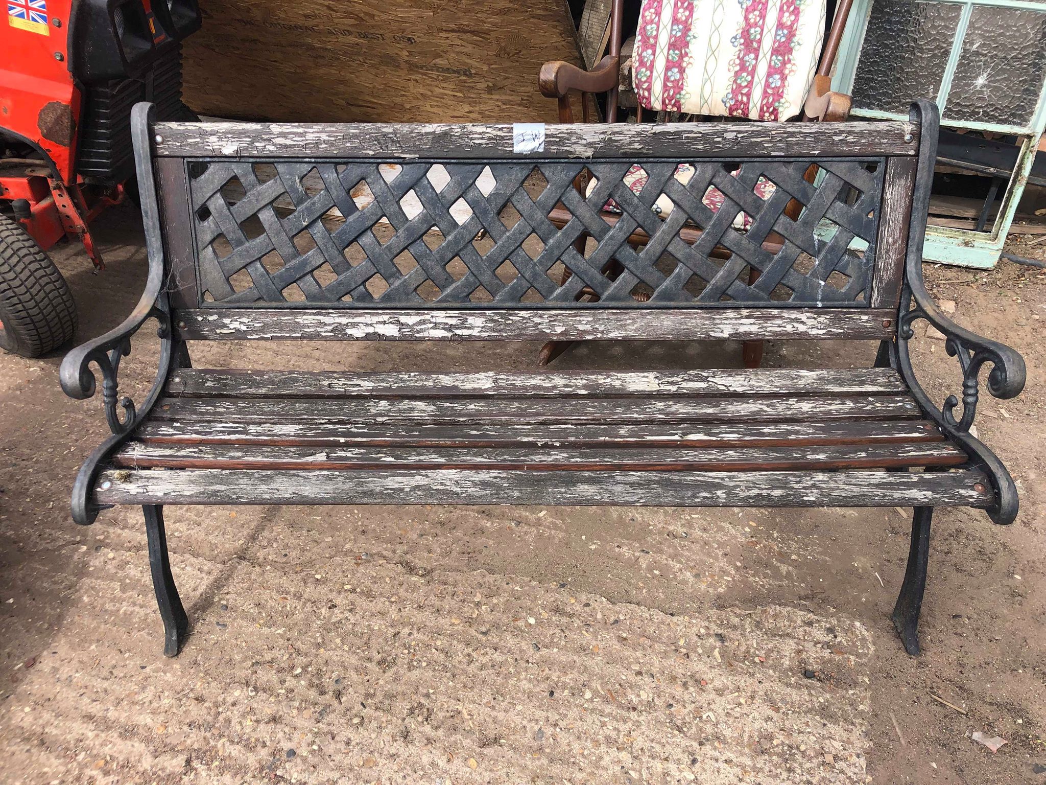 Dept Wrought Iron Park Bench Bench Home Design Ideas