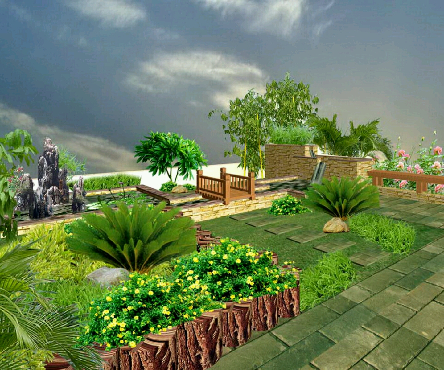 Beautiful Modern Backyard Landscaping Design Ideas