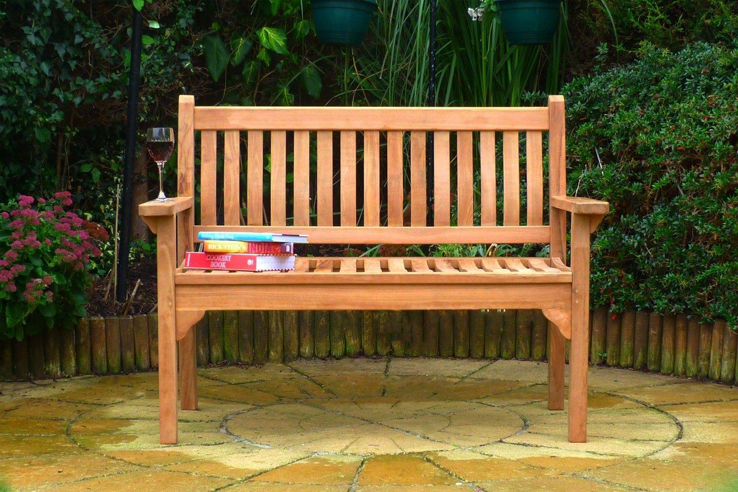 Kingsley Bate Chippendale Teak Bench Teak Garden Bench