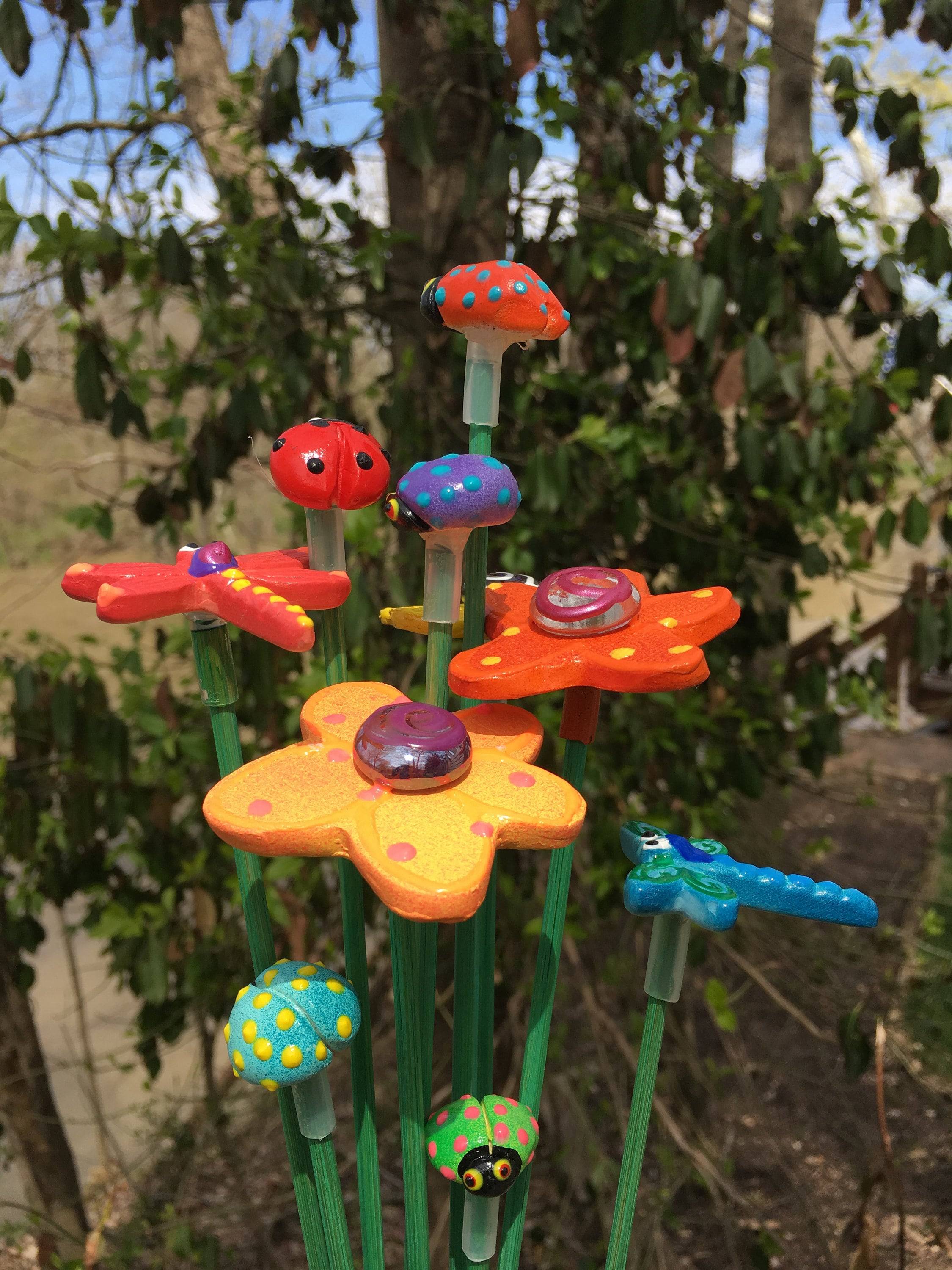 Ceramic Cute Garden Stakes
