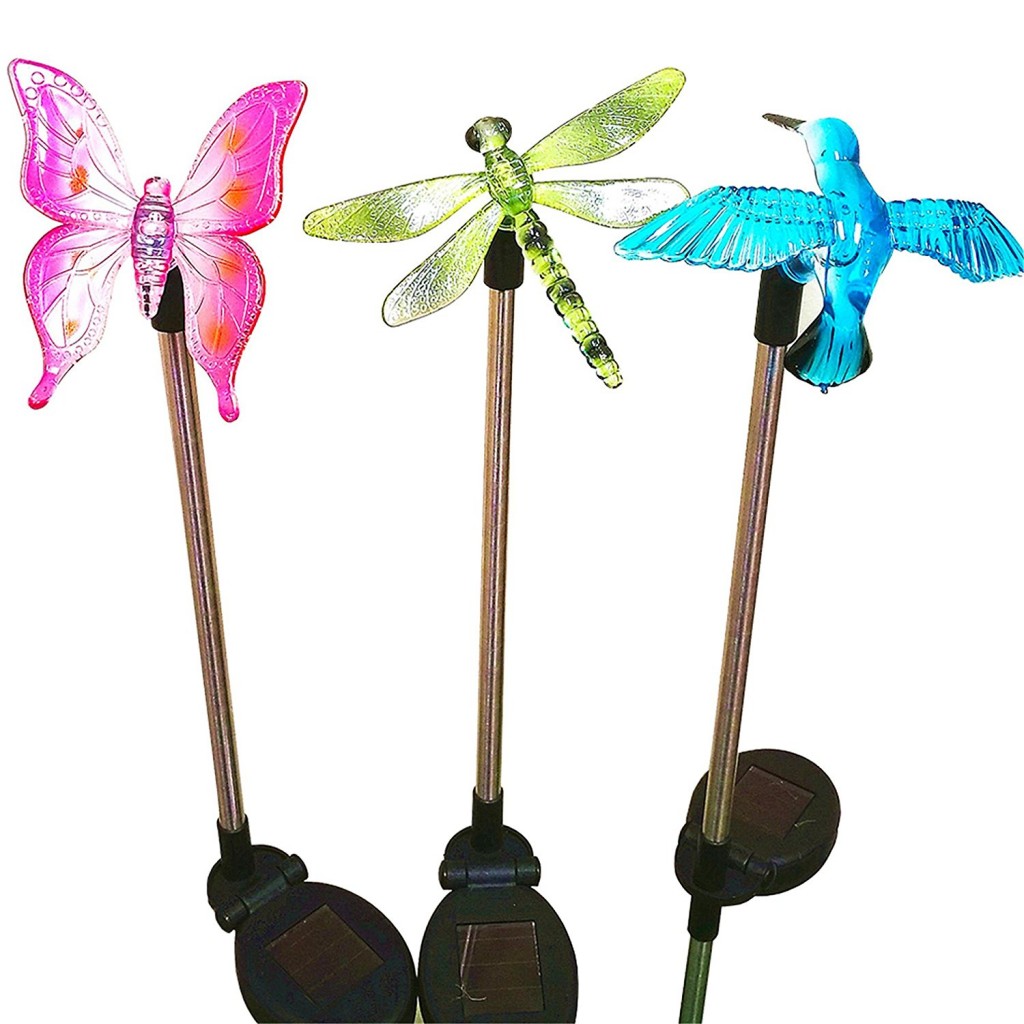 Ceramic Butterfly Garden Stakes
