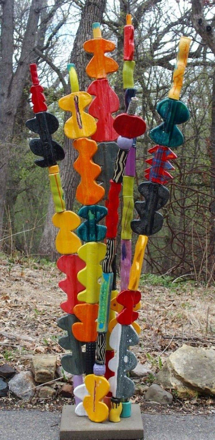 Good Colorful Peace Poles Design Ideas