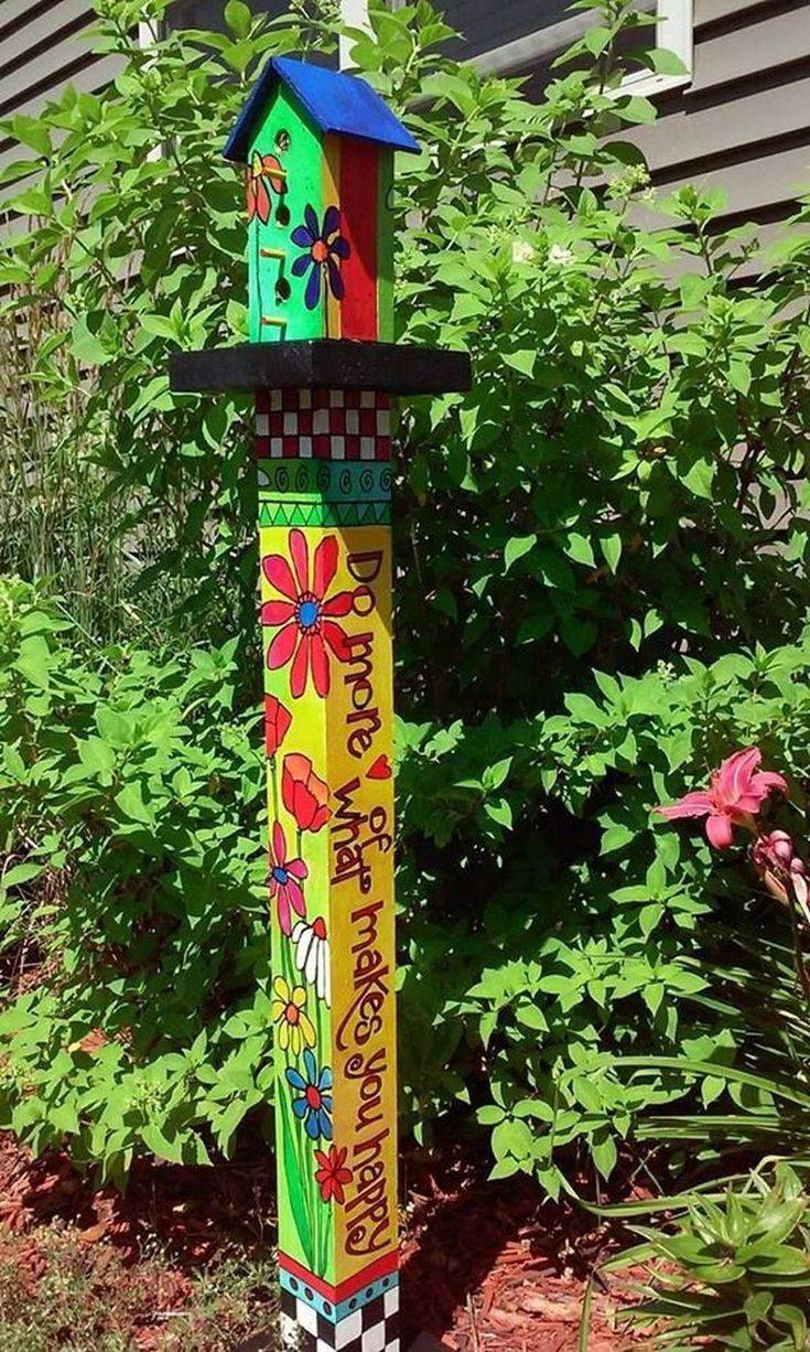 Beautiful Garden Poles Ideas