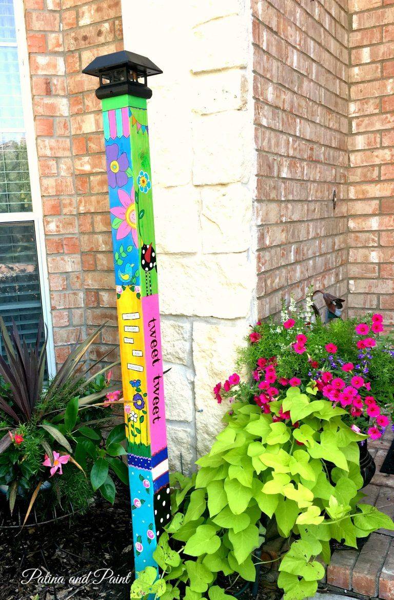 Colorful Peace Poles Design Ideas