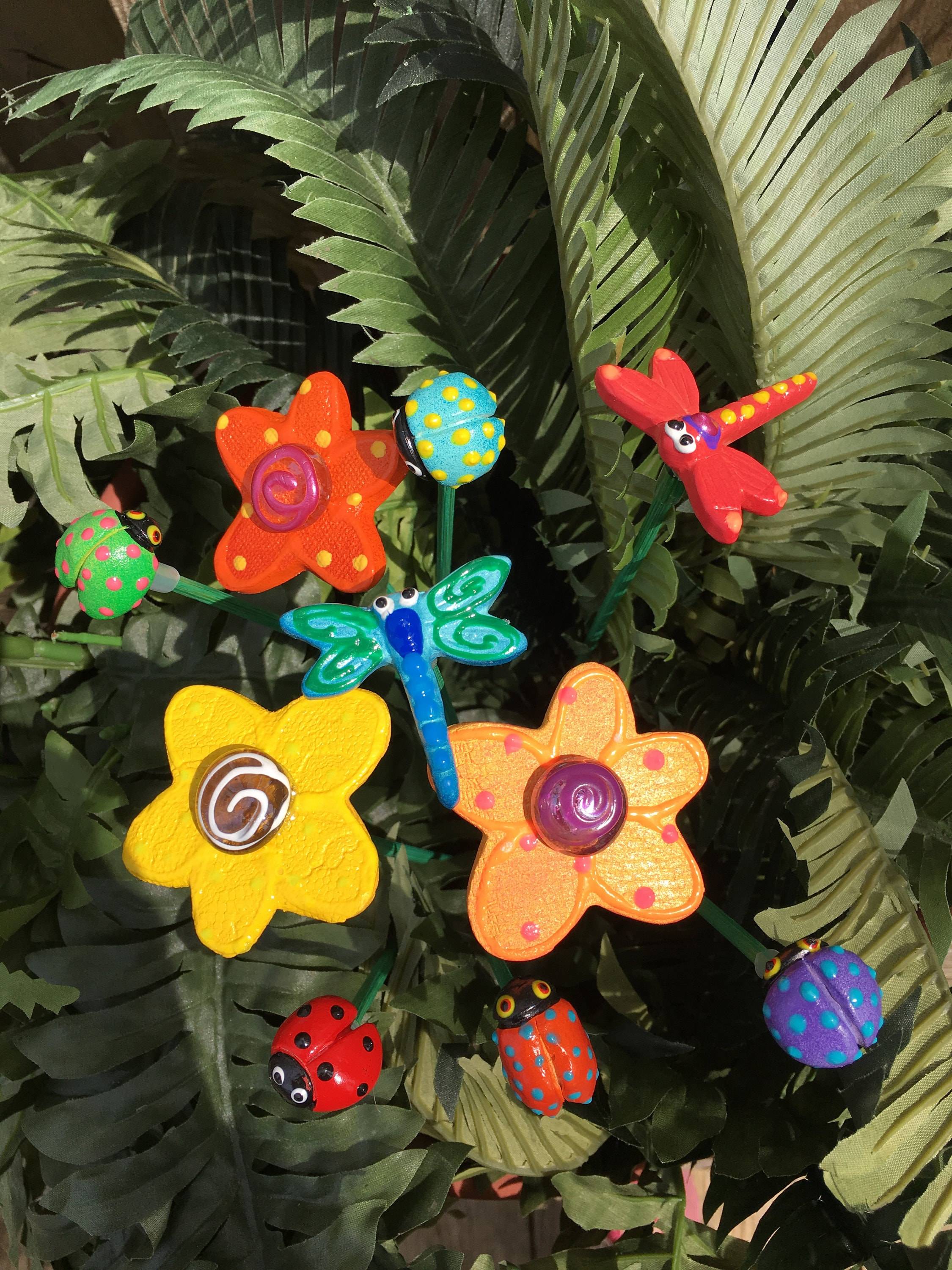 Ceramic Cute Garden Stakes