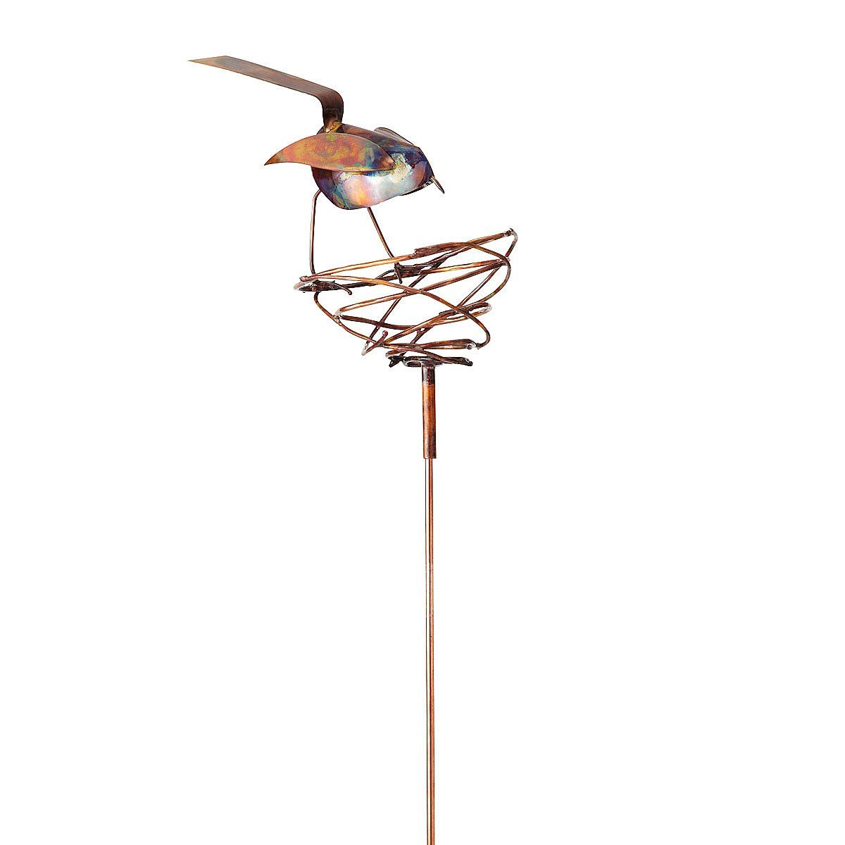 Tall Metal Birdhouse Garden Stake Bird Houses